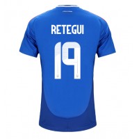 Italien Mateo Retegui #19 Heimtrikot EM 2024 Kurzarm